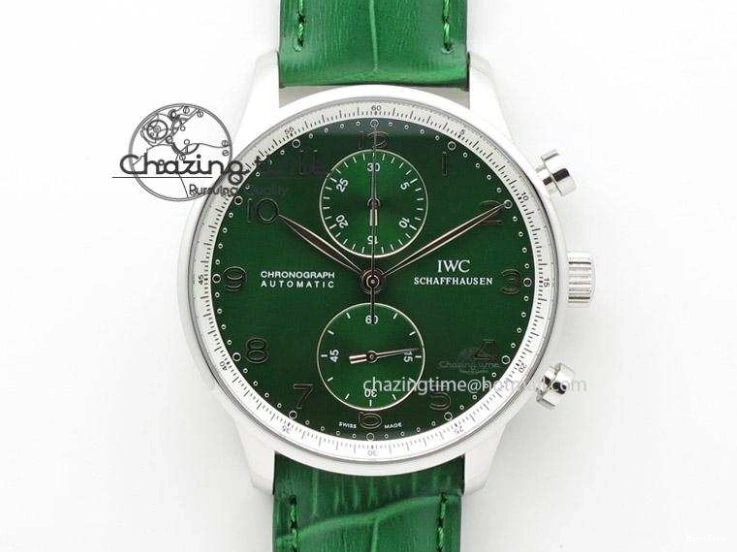 MIROTIME 0211 Portuguese Real PR Real Annual Calendar IW503502 ZF 1:1 Best Edition Black Dial Steel Markers on Black Leather Strap A StreetReady 7134